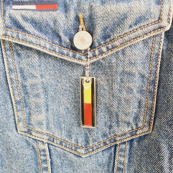 Vintage 90's Men's Tommy Jeans Classic Light Blue Denim Jacket Size S RN#66476 - Picture 5 of 15